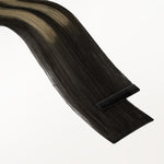  Brown Sugar Swirl Highlights (2C/4E/6C) Invisi Edge Tape-Ins 50g-100% Remy Human Hair.