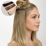 Natural Blonde Balayage (18ET90A) Invisi Edge Tape-Ins 50g-100% Remy Human Hair extensions and accessories.