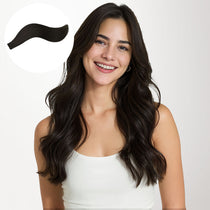 Natural Black (1B) Invisi Edge Tape-Ins 50g – 100% Remy Human Hair by GOO GOO Hair.