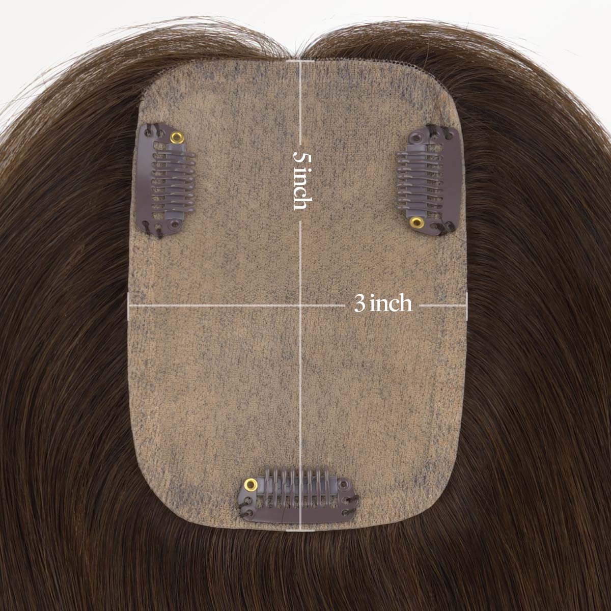  Platinum Blonde (60A) Human Hair Topper-100% Remy Human Hair.
