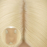  Jet Black (1) Human Hair Topper-100% Remy Human Hair.