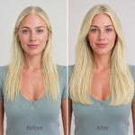  Jet Black (1) Human Hair Topper-100% Remy Human Hair.