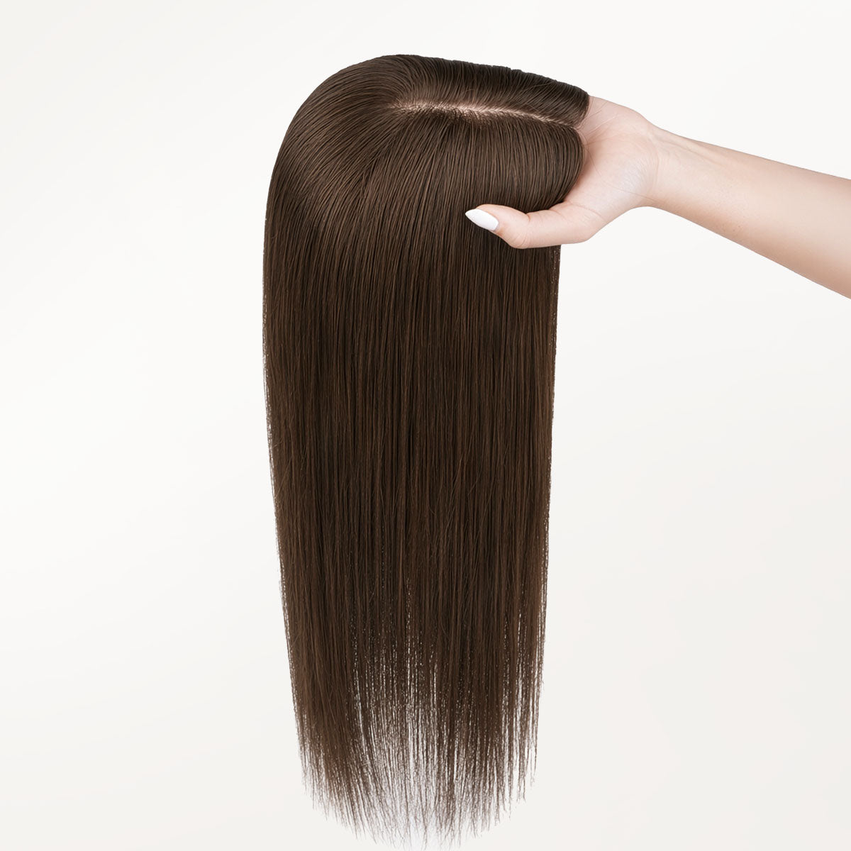  Platinum Blonde (60A) Human Hair Topper-100% Remy Human Hair.
