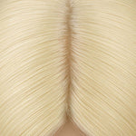  Jet Black (1) Human Hair Topper-100% Remy Human Hair.