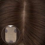  Platinum Blonde (60A) Human Hair Topper-100% Remy Human Hair.