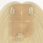  Jet Black (1) Human Hair Topper-100% Remy Human Hair.
