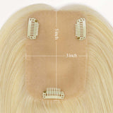  Jet Black (1) Human Hair Topper-100% Remy Human Hair.