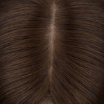  Platinum Blonde (60A) Human Hair Topper-100% Remy Human Hair.