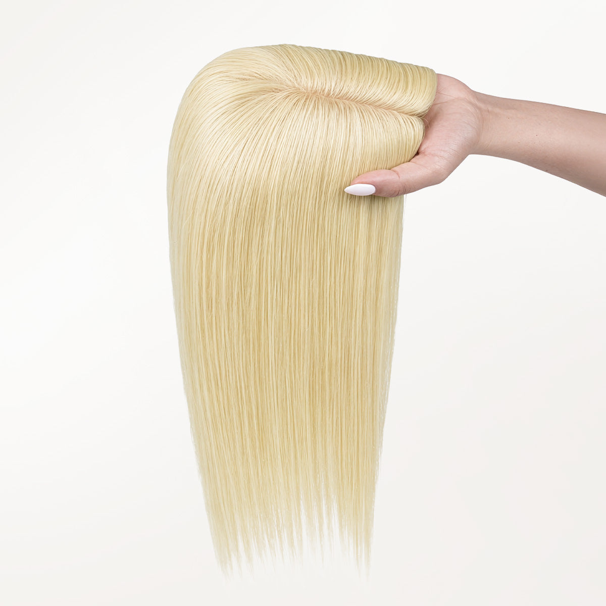  Jet Black (1) Human Hair Topper-100% Remy Human Hair.