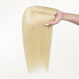 Jet Black (1) Human Hair Topper-100% Remy Human Hair.