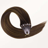 Extensiones de cabello con punta en I (1) de color NEGRO AZABACHE