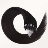 Extensiones de cabello con punta en I (1) de color NEGRO AZABACHE