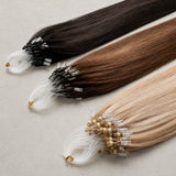 Extensiones de cabello con punta en I (1) de color NEGRO AZABACHE