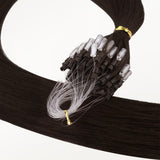 Extensiones de cabello con punta en I (1) de color NEGRO AZABACHE