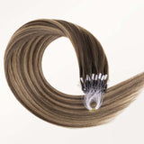 Extensiones de cabello con punta en I (1) de color NEGRO AZABACHE