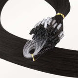 Extensiones de cabello con punta en I (1) de color NEGRO AZABACHE