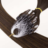 Extensiones de cabello con punta en I (1) de color NEGRO AZABACHE
