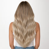  Natural Blonde Balayage (18ET90A) Micro Link Tip Hair Extensions-100% Remy Human Hair.