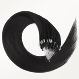 Extensiones de cabello con punta en I (1) de color NEGRO AZABACHE