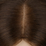 Chocolate Brown (4A) Human Hair Topper