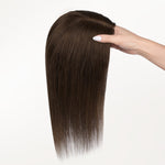  Light Blonde Highlights (16/22A) Topper-100% Remy Human Hair.
