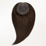 Chocolate Brown (4A) Human Hair Topper