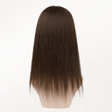 Chocolate Brown (4A) Human Hair Topper