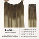 BLEACH BLONDE BALAYAGE (3/8/613) PRO &amp; DRAHT HAARVERLÄNGERUNG
