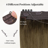 BLEACH BLONDE BALAYAGE (3/8/613) PRO &amp; DRAHT HAARVERLÄNGERUNG
