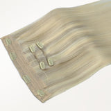 Platinum Blonde Balayage (17/22/60) Wire Hair Extensions (70g-110g)