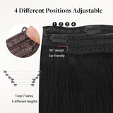 JET BLACK (1) PRO &amp; DRAHT HAARVERLÄNGERUNG