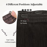 Natural Black (1B) Pro & Wire Hair Extension (70g-140g)