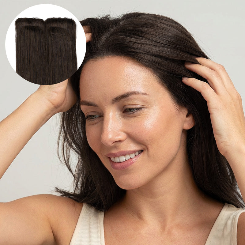 Chocolate Brown (4A) Scalp Hair Fill-Ins (30g-39g)