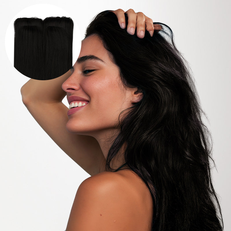 Natural Black (1B) Scalp Hair Fill-Ins (30g-39g)