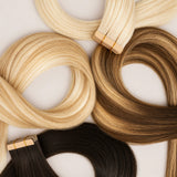 Caramel Blonde Balayage (4/27/4) GOO GOO SELECT Tape-In Hair Extensions 50g-70g