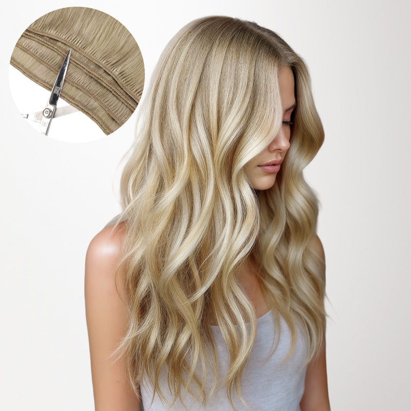 Natural Blonde Balayage (18ET90A) Sew-in Weft Set