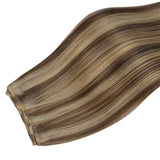 JET BLACK (1) Haarverlängerungen zum Einnähen