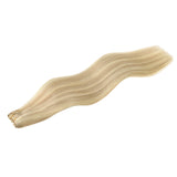 Extensiones de cabello con trama cosida RUBIO PLATINO (60A)