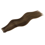 Extensiones de cabello con trama cosida RUBIO PLATINO (60A)
