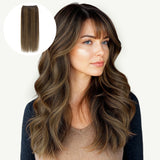 Extensiones de cabello con trama cosida RUBIO PLATINO (60A)