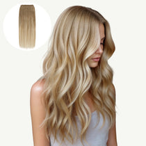 Natural Blonde Balayage (18ET90A) Sew-In Weft Hair Extensions (80g-120g)_100% Remy Human Hair.