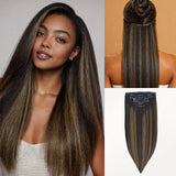 Silky Straight Undetectable Human Hair Extensions