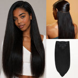 Silky Straight Undetectable Human Hair Extensions