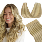 SCHMUTZIGE BLONDE STRÄHNEN (18D/22F) TAPE IN