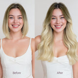 Ash Brown to Platinum Blonde (9/60) Tape-Ins 50g _100% Remy Human Hair.