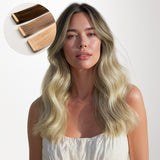 Extensiones de cabello con cinta adhesiva