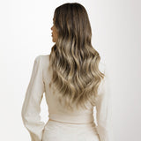 Bleach Blonde Balayage (3/8/613) Tape-Ins 50g – 100% Remy Human Hair by GOO GOO Hair.