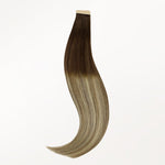 Bleach Blonde Balayage (3/8/613) Tape-Ins 50g – 100% Remy Human Hair by GOO GOO Hair.
