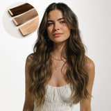 Extensiones de cabello con cinta adhesiva