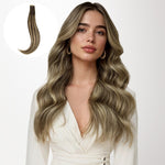 Caramel Blonde Balayage (4/27/4) Tape-Ins 50g – 100% Remy Human Hair by GOO GOO Hair.